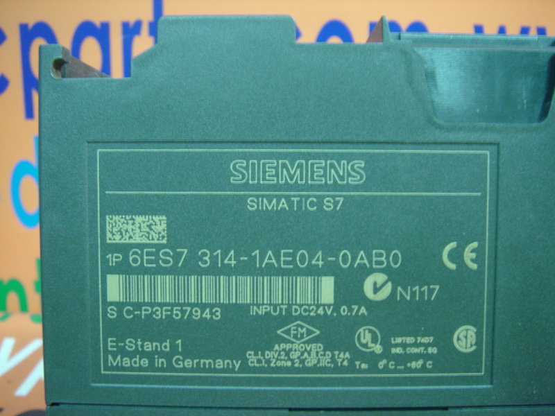 SIEMENS SIMATIC S7-300 CPU314 6ES7 314-1AE04-0AB0 - PLC DCS SERVO